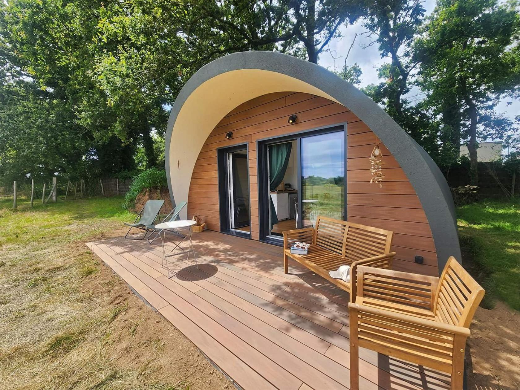 Gites & Tiny Houses Les Hauts De Toulvern بادن الغرفة الصورة