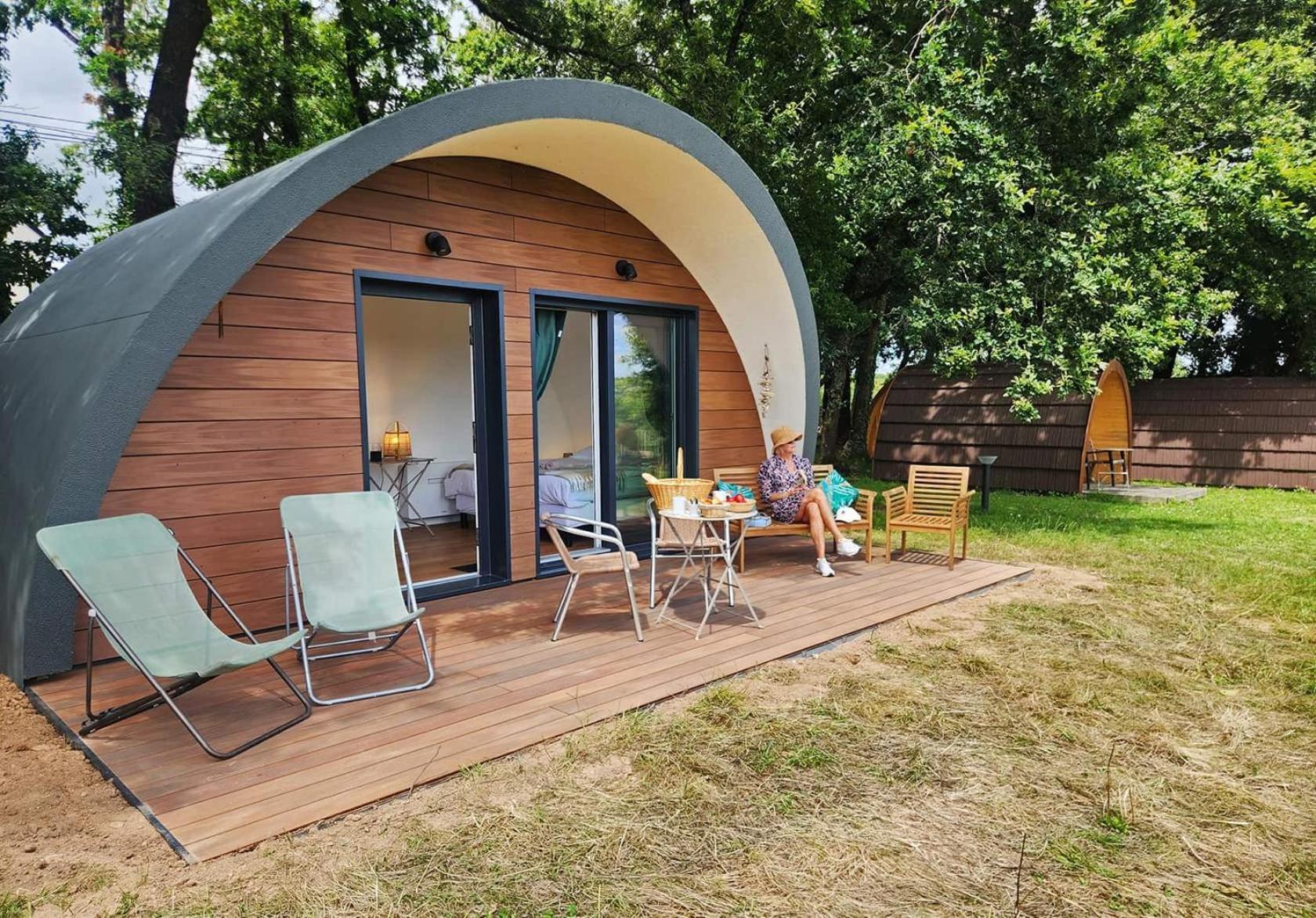 Gites & Tiny Houses Les Hauts De Toulvern بادن الغرفة الصورة